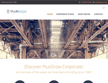 Tablet Screenshot of plusgrow.org